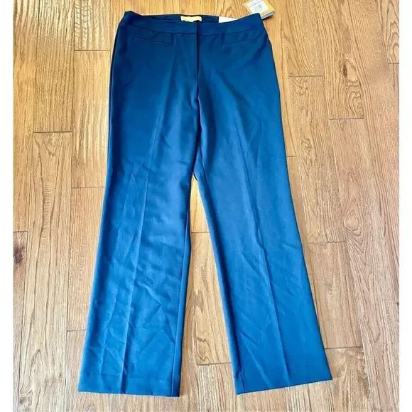 Ellen Tracy NWT navy trouser Betty pant 12p - Picture 2 of 12